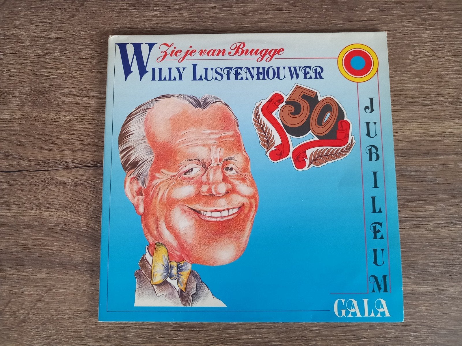 Vinyl 2LP Willy Lustenhouwer Zie je van Brugge Jubileum, Ophalen of Verzenden, 12 inch, Dubbel-LP