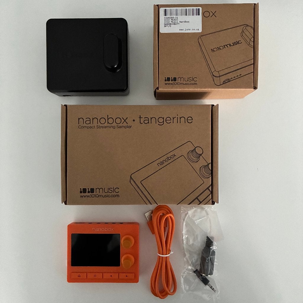 1010music Nanobox Tangerine sampler + battery case NIEUW, Ophalen of Verzenden, Nieuw, Met midi-aansluiting