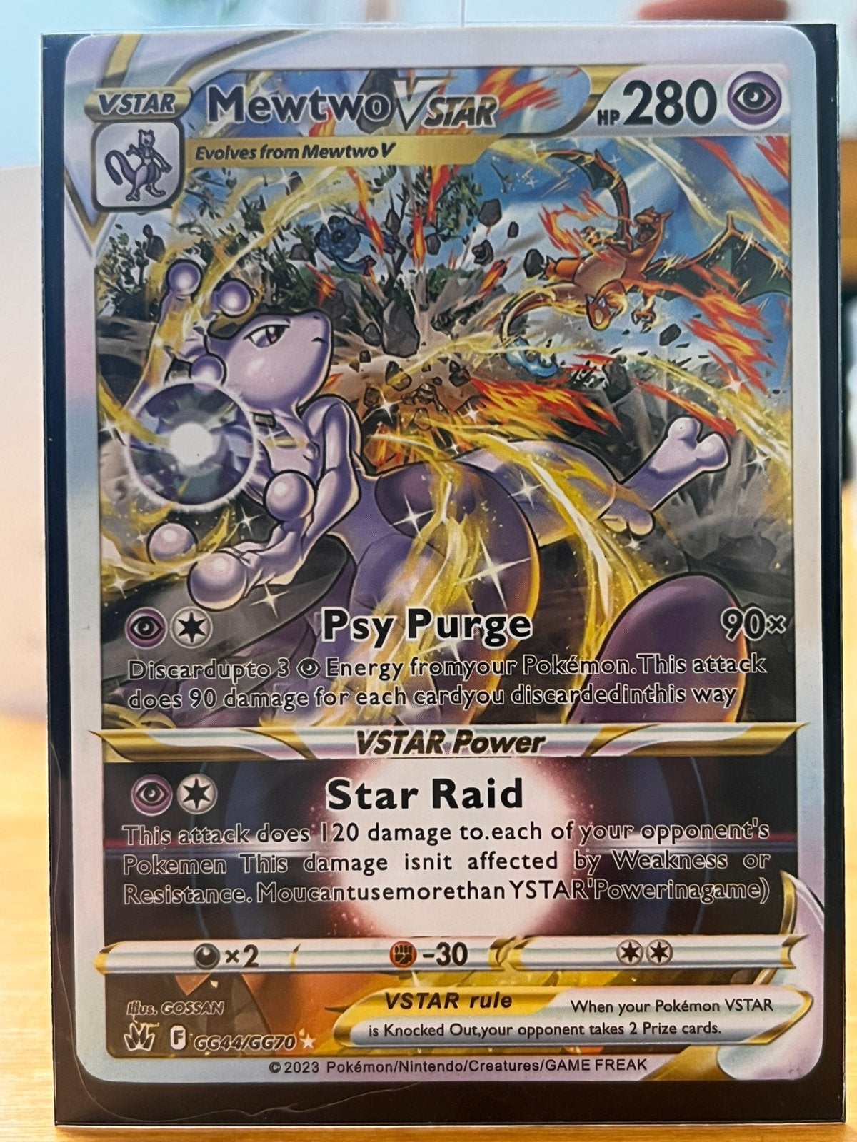Pokemon Mewtwo GG44/GG70, Ophalen of Verzenden, Zo goed als nieuw