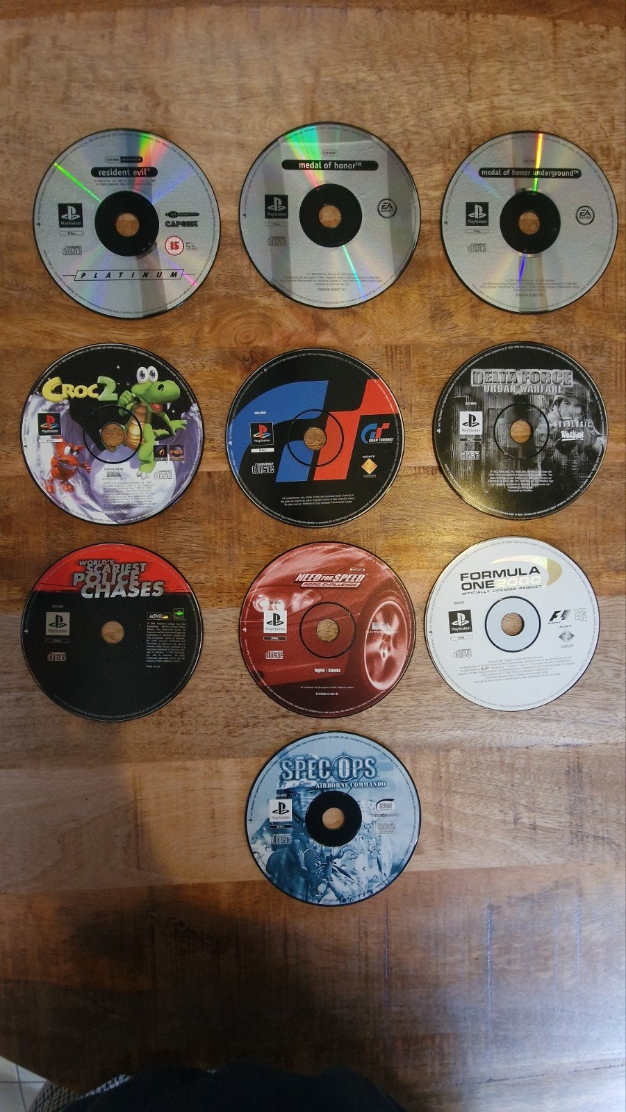 Partij 10x Originele PlayStation 1 Games (Disc Only - PAL), Ophalen of Verzenden