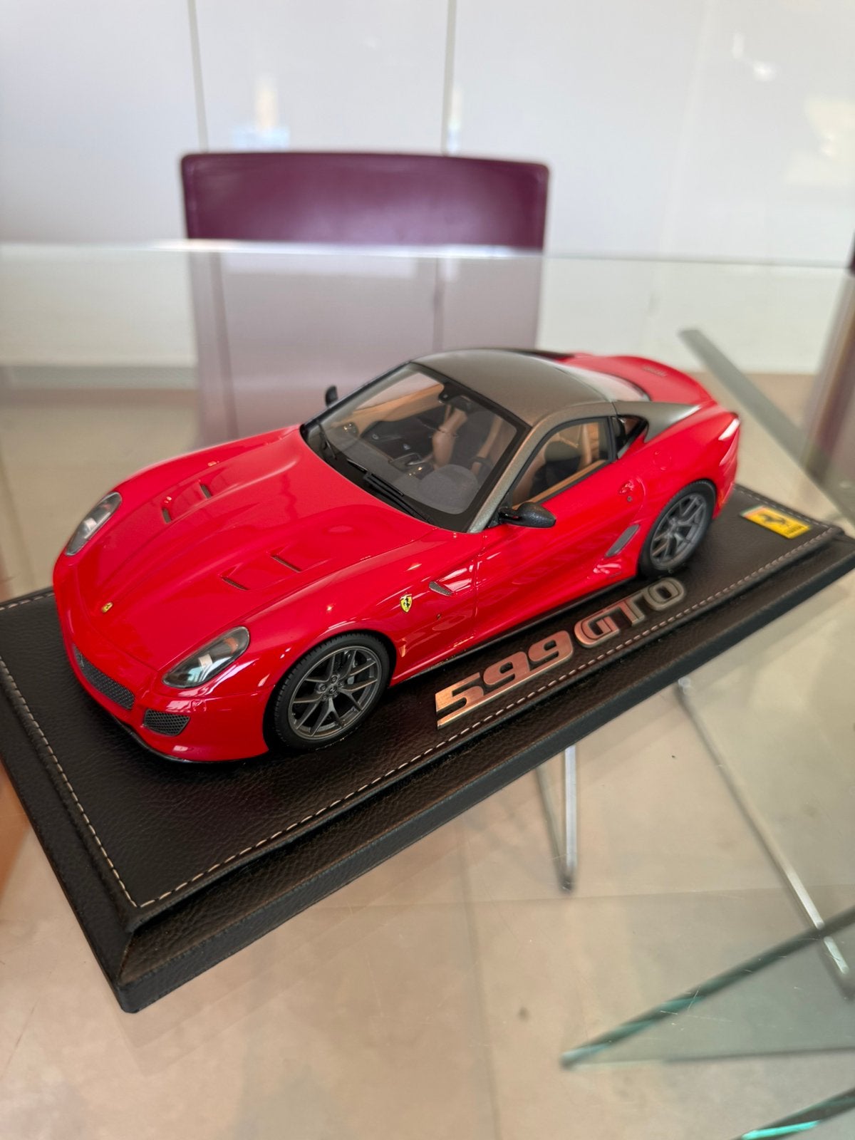 Edition limitée 600 ex BBR FERRARI 599 GTO 1:18 sans boite, Hobby & Loisirs créatifs, Voitures miniatures | 1:18, Enlèvement ou Envoi
