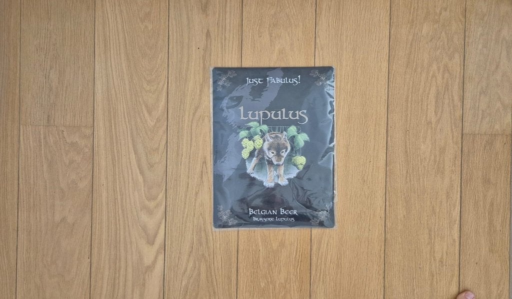 Plaque métallique bière Lupulus – État Neuf sous blister, Ophalen, Nieuw