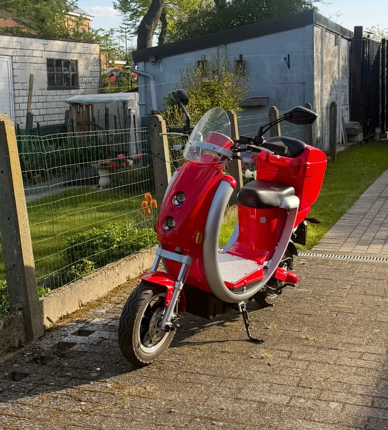 Scooter électrique rouge – batterie à remplacer, Ophalen, Gebruikt, Elektrisch, Overige merken