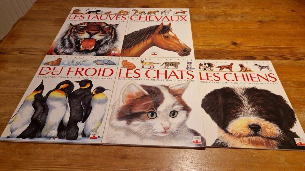 Set van 5 boeken Dierenbeelden - kinderen van 5 tot 8 jaar, Boeken, Dieren en Huisdieren, Honden