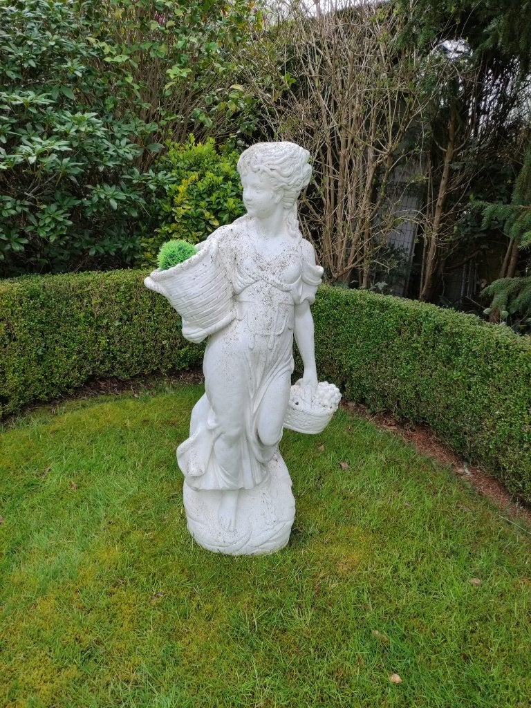 sculpture de jardin en béton, Enlèvement, Utilisé, Béton, Homme