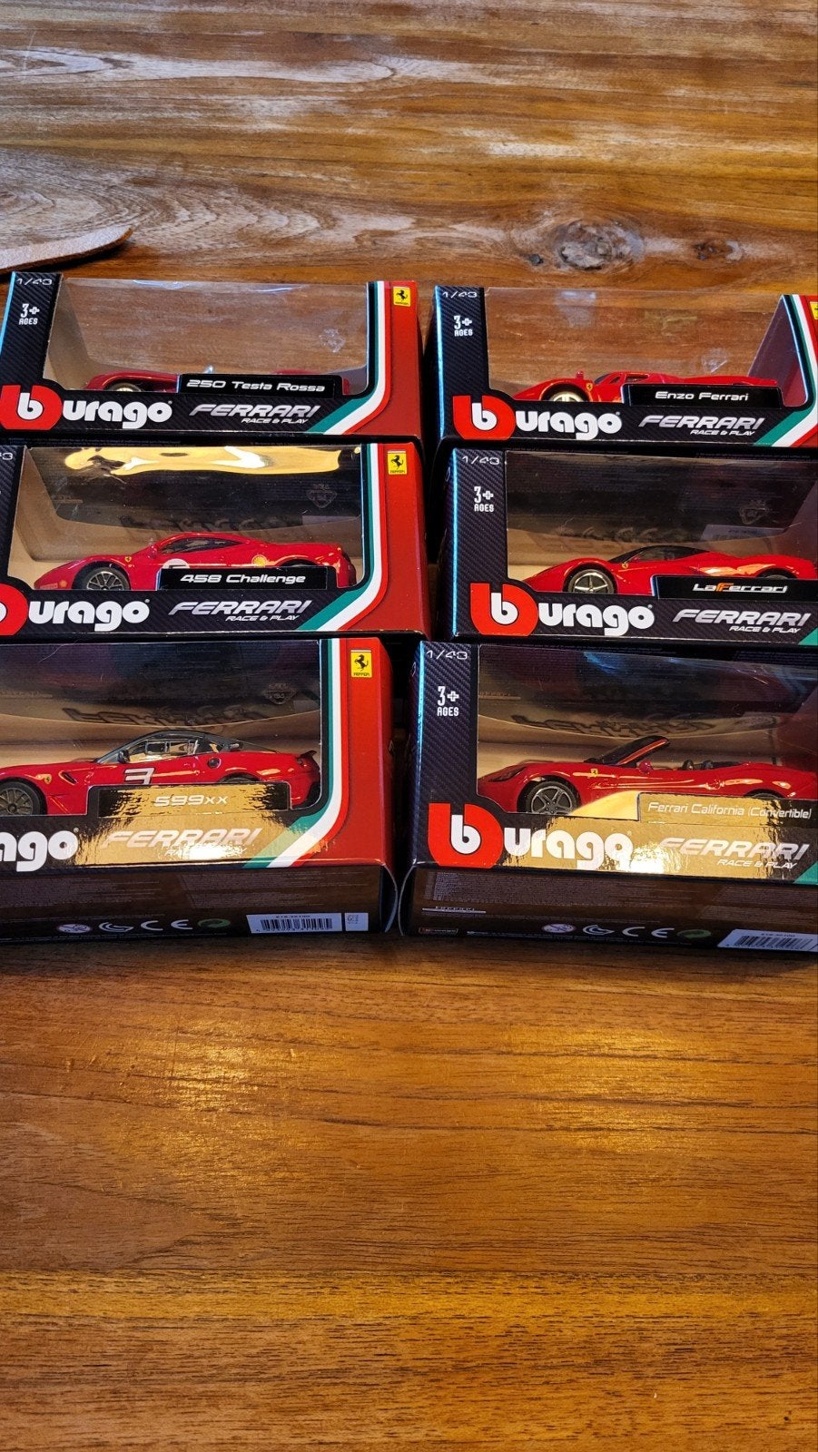 Officiële BURAGO FERRARI 1:43 miniatuur, Hobby en Vrije tijd, Ophalen of Verzenden, Nieuw, Auto, Overige merken