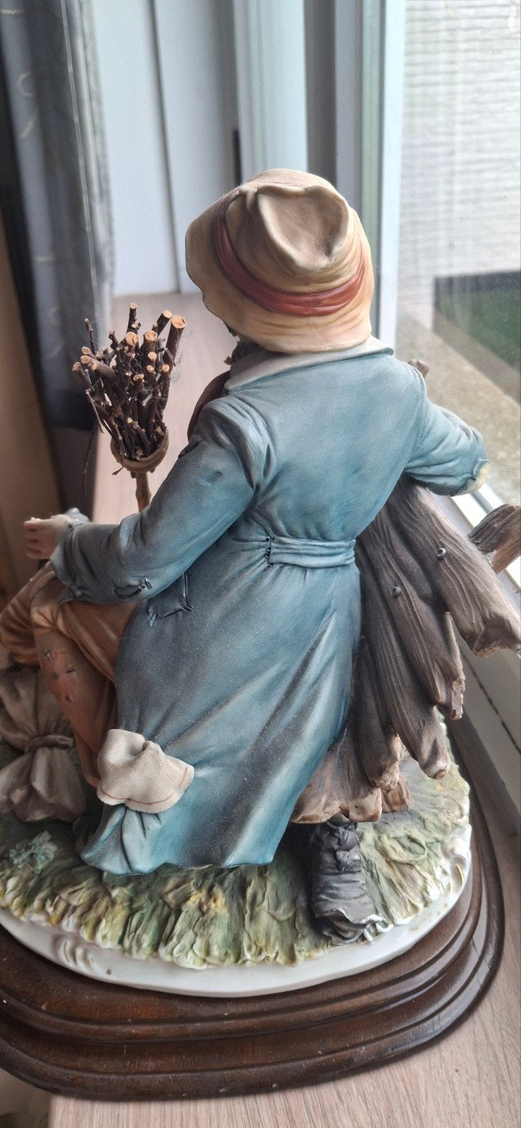 statue italienne de style capodimonte, Antiquités & Art, Enlèvement, Peint, Statue, Homme
