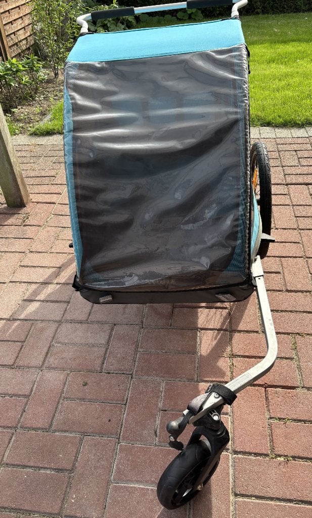 Thule fietskar, Vélos & Vélomoteurs, Enlèvement, Utilisé, Remorque pour enfant, Pliable