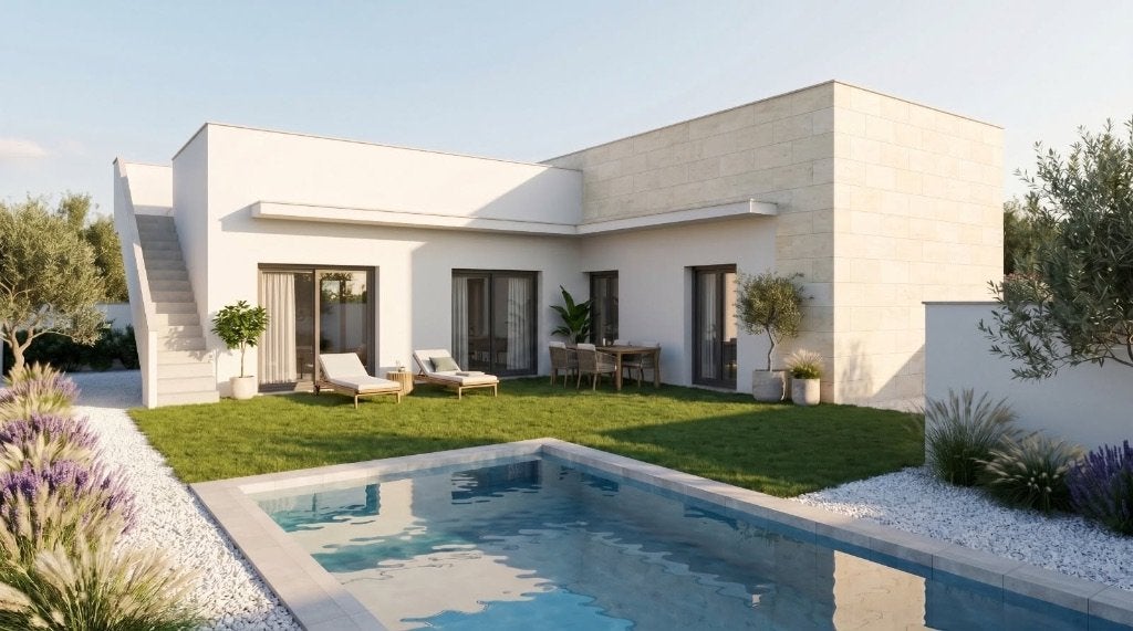 villa neuve 3ch a vendre en espagne