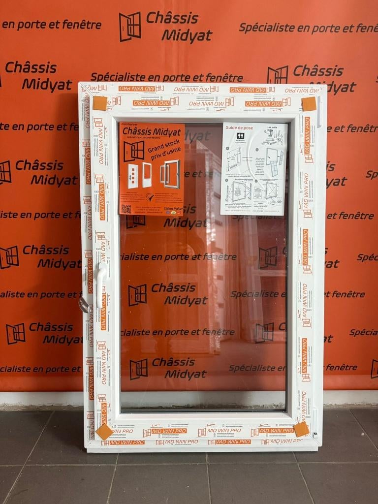 Châssis Pvc 1 ouvrant tout dimension en stock à Prix d'usine, Bricolage & Construction, Enlèvement, Neuf, Synthétique, Châssis de fenêtre