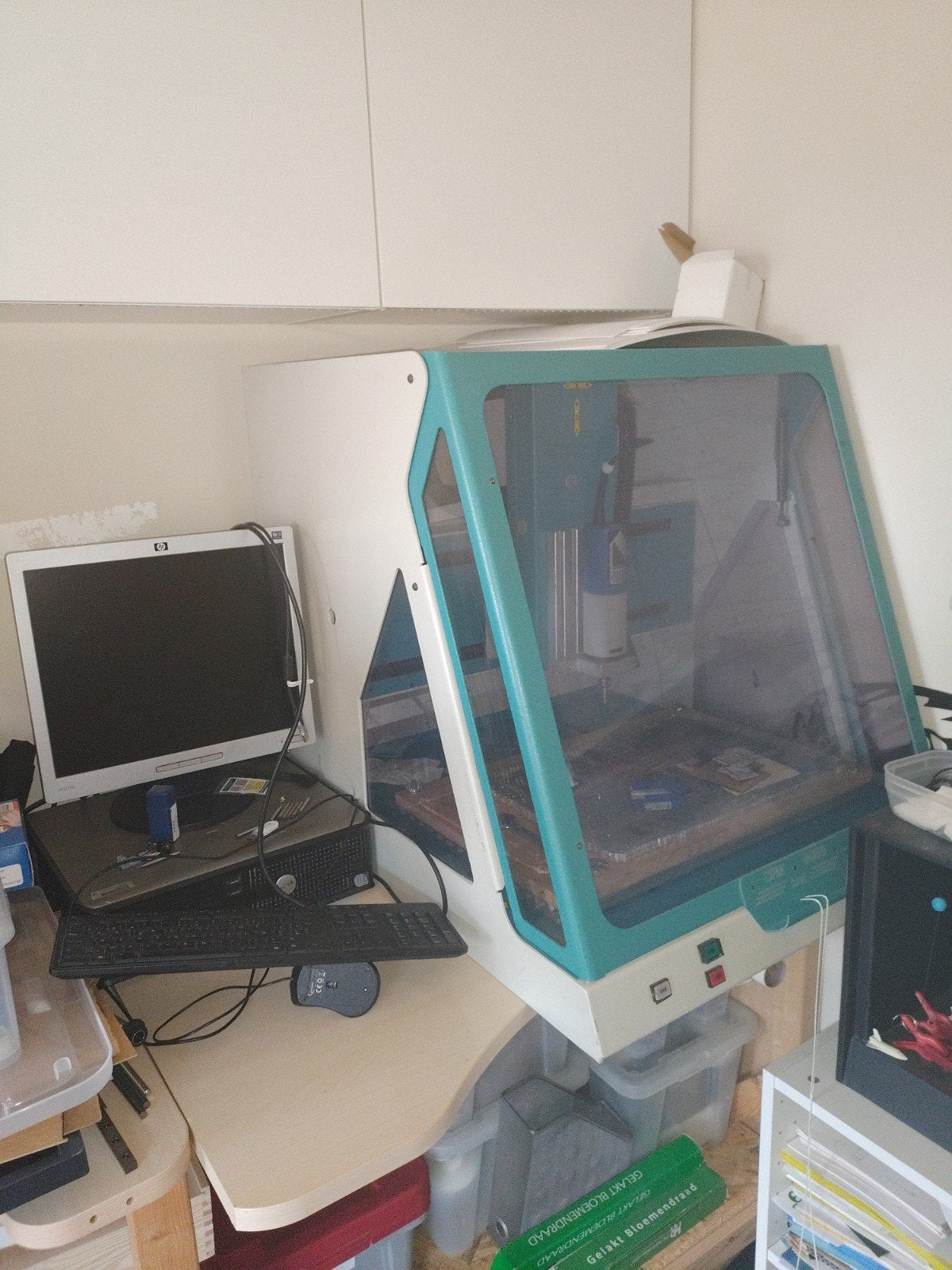 CNC Isel CPM 4030 met Edingen CNC besturing, Enlèvement