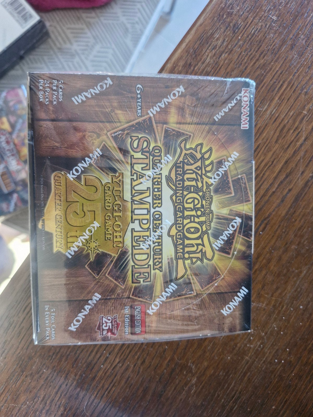 Présentoir Yu-gi-oh pour rappel du quart de siècle de la mar, Enlèvement ou Envoi, Neuf, Booster