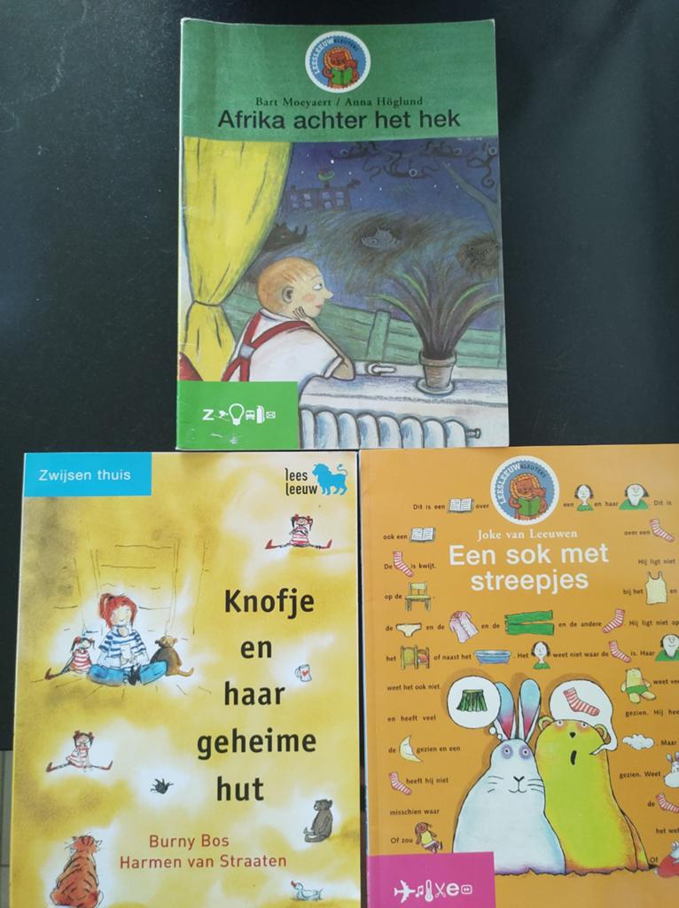 Set van 3 boekjes 'leesleeuw', Zwijsen, kleuter, heel goede, Boeken, Ophalen of Verzenden