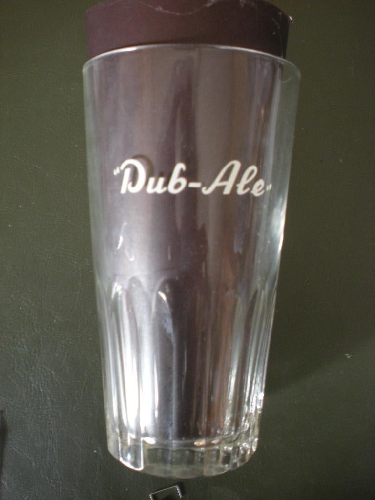DUB-ALE  (Dubuisson, Pipaix), Collections, Marques de bière, Comme neuf, Verre ou Verres, Enlèvement ou Envoi