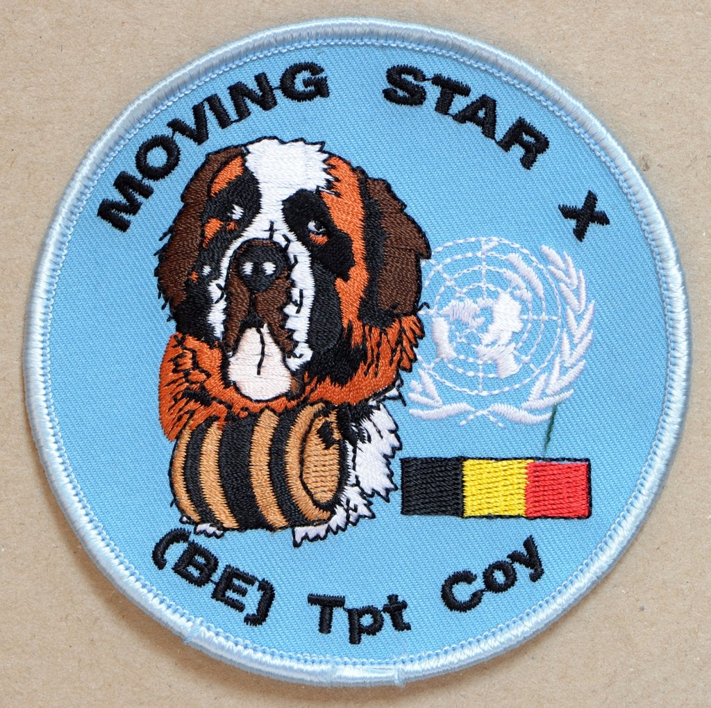 Moving Star X (BE) Tpt Coy - Patch, Envoi, Armée de terre, Emblème ou Badge