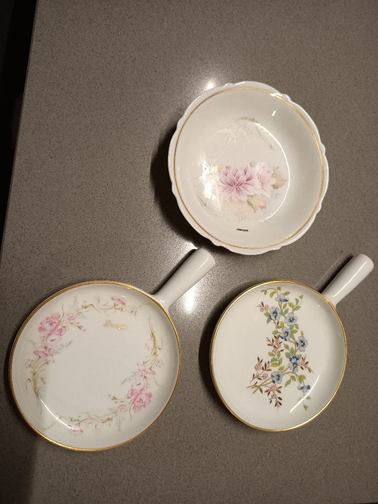 Limoges porseleinen schoteltjes, Huis en Inrichting, Ophalen of Verzenden, Zo goed als nieuw
