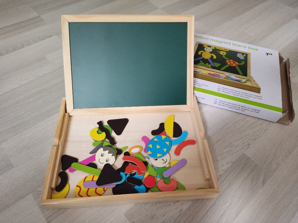 Magnetisch speelbord/krijtbord, Kinderen en Baby's, Speelgoed | Educatief en Creatief, Ophalen, Zo goed als nieuw
