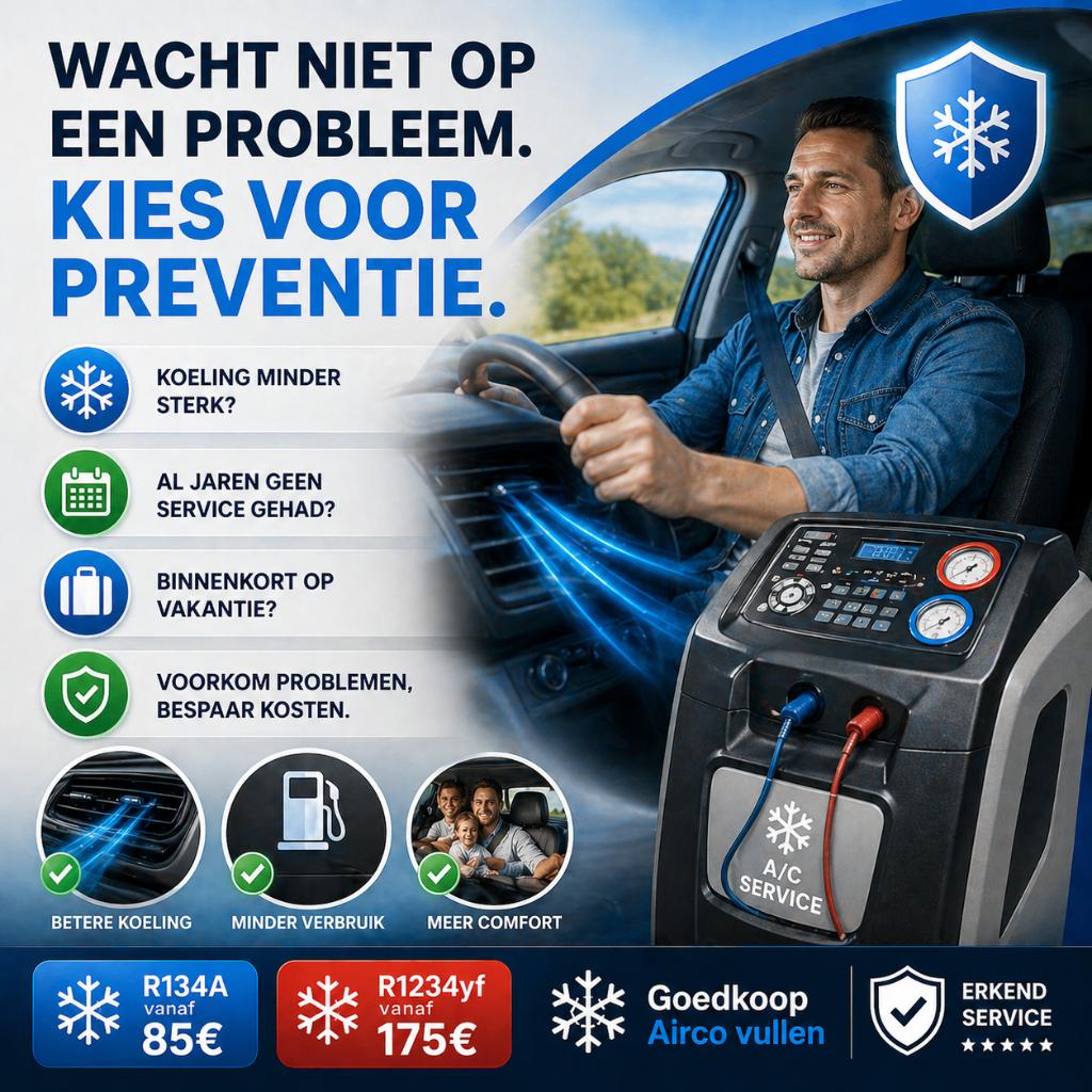 Airco bijvullen/service auto R134A & R1234yf | Kuurne, Enlèvement, Neuf, Daihatsu
