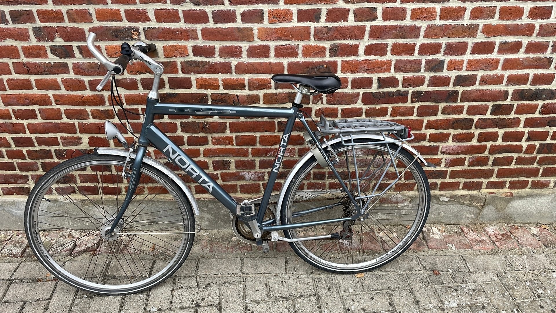 Herenfiets Norta, Ophalen, Gebruikt, Minder dan 10 versnellingen, Schijfrem