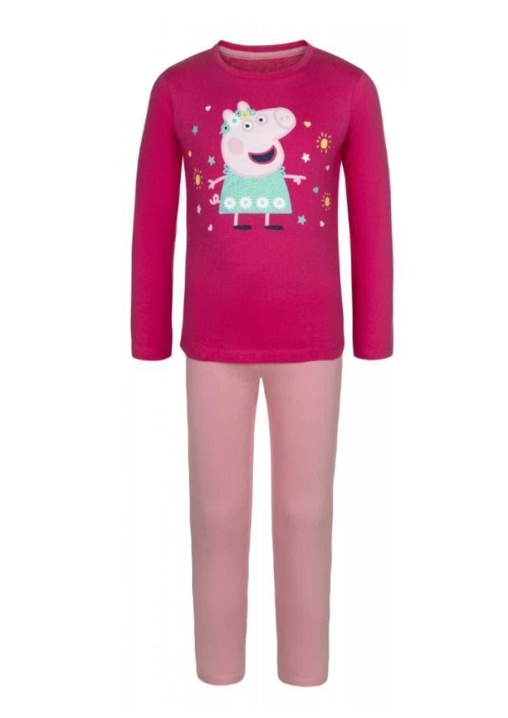 Peppa Pig Pyjama - Katoen - Maat 98/104 - 110/116, Kinderen en Baby's, Kinderkleding | Maat 98, Nacht- of Onderkleding, Meisje