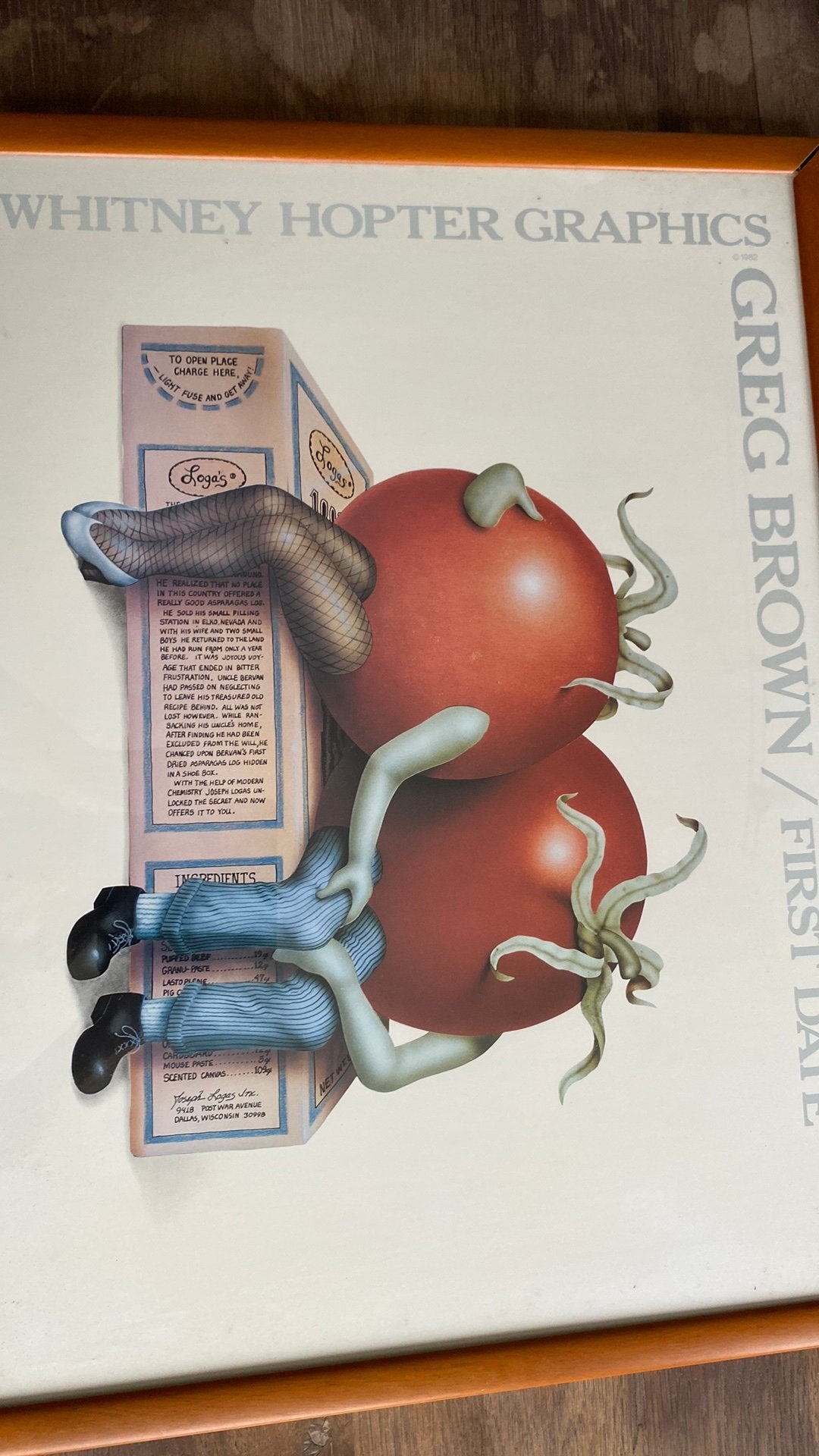 Poster Greg Brown, Antiquités & Art, Art | Dessins & Photographie, Enlèvement, Affiche