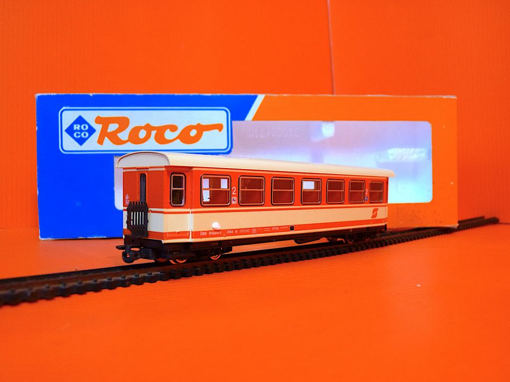 Voiture ÖBB 2 ème cl.de la Mariazellerbahn - Roco H0e - 1:87, Enlèvement ou Envoi, Wagon, Comme neuf, NS