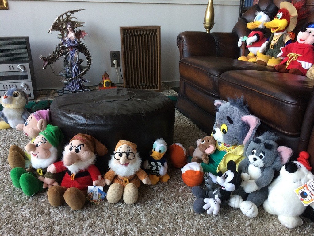 disney knuffels en Tom & Jerry, Ophalen, Gebruikt