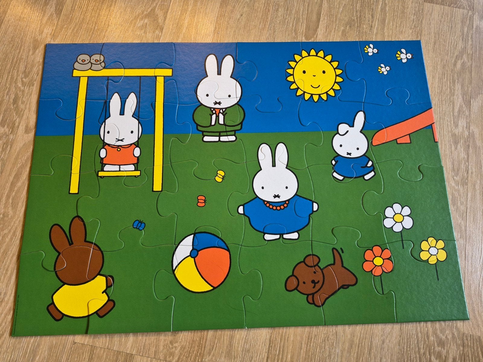 vloerpuzzel Nijntje, Ophalen, 10 tot 50 stukjes, Zo goed als nieuw, 2 tot 4 jaar