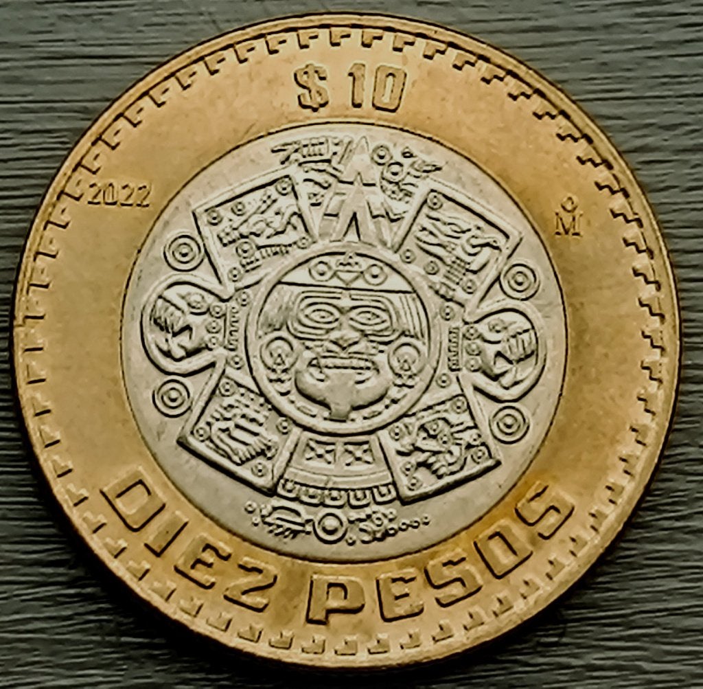 munt Mexico 10 pesos 2022, Enlèvement ou Envoi