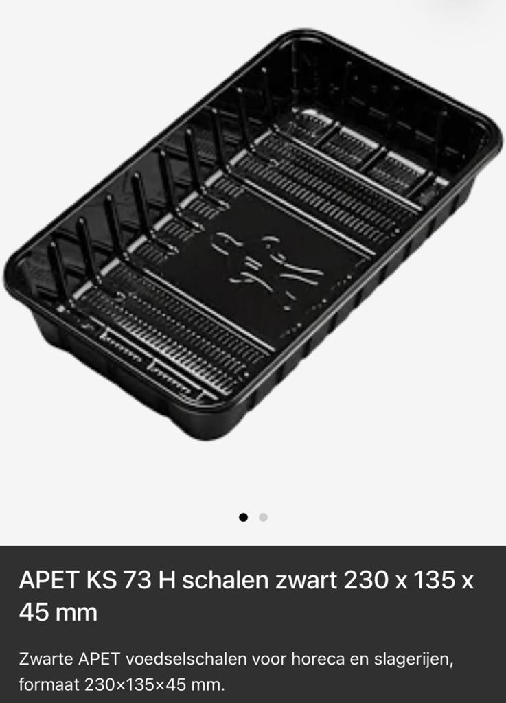 Plastiek bakjes voor warm en koud, Ophalen