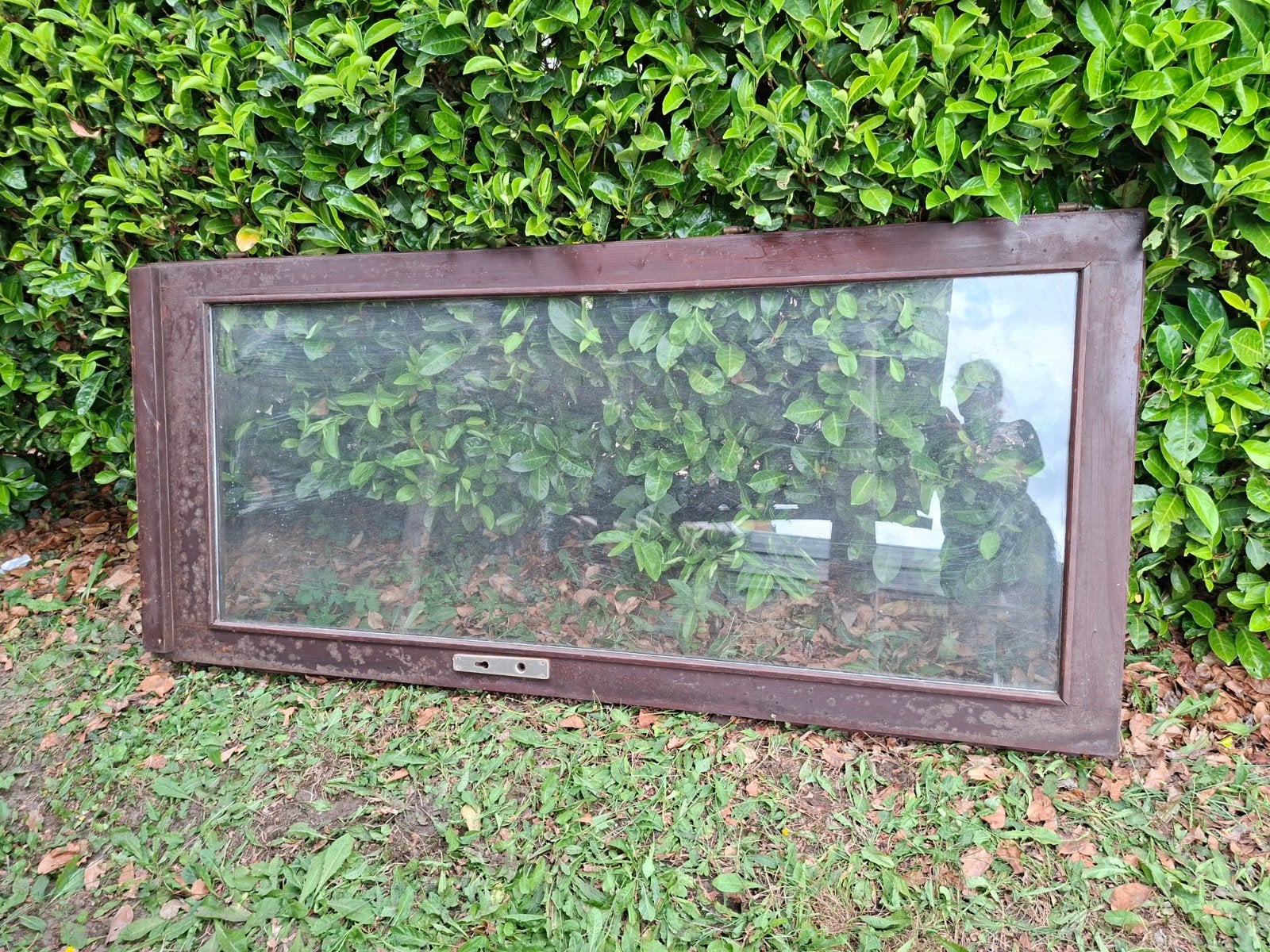 Meranti dubbele deur, dubbel glas, Ophalen, Glas