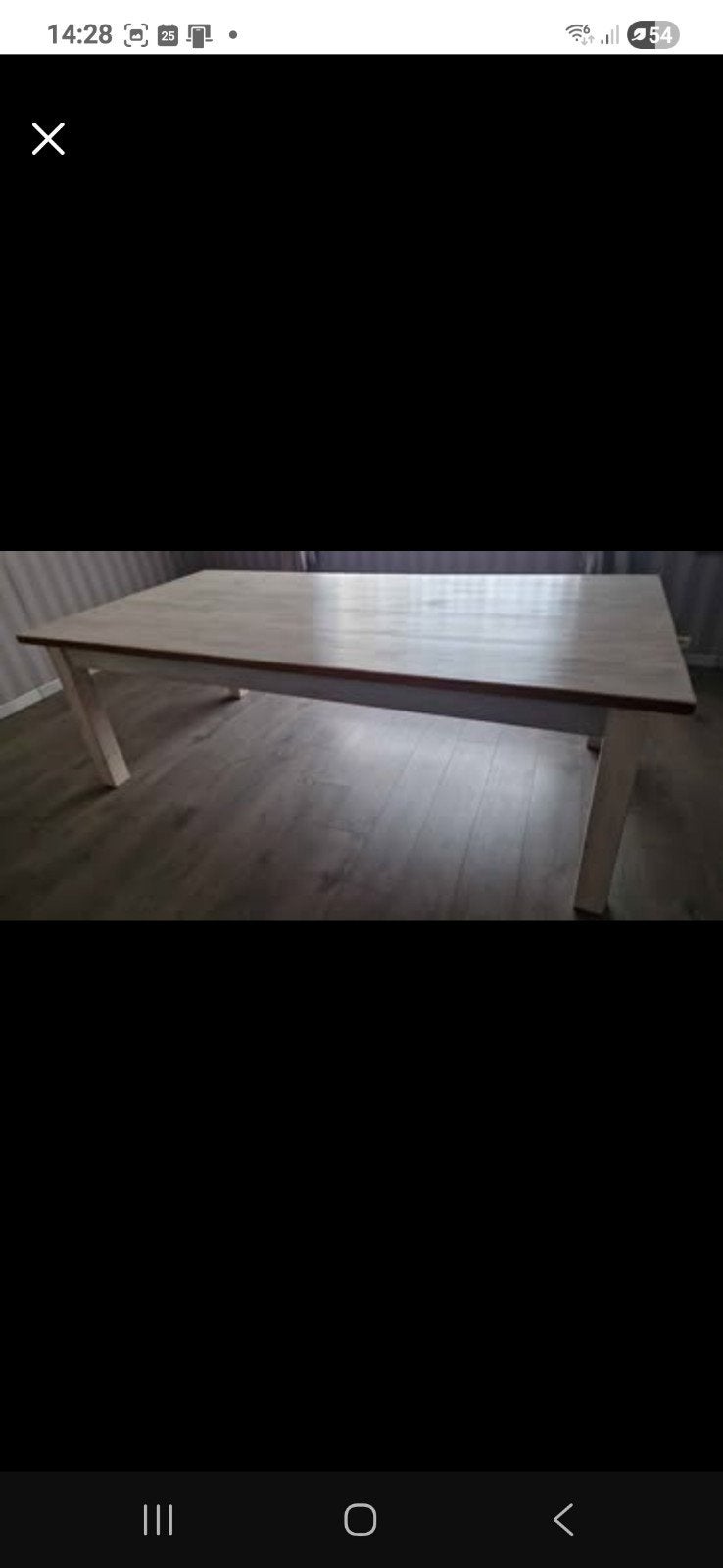 massieve tafel, Ophalen