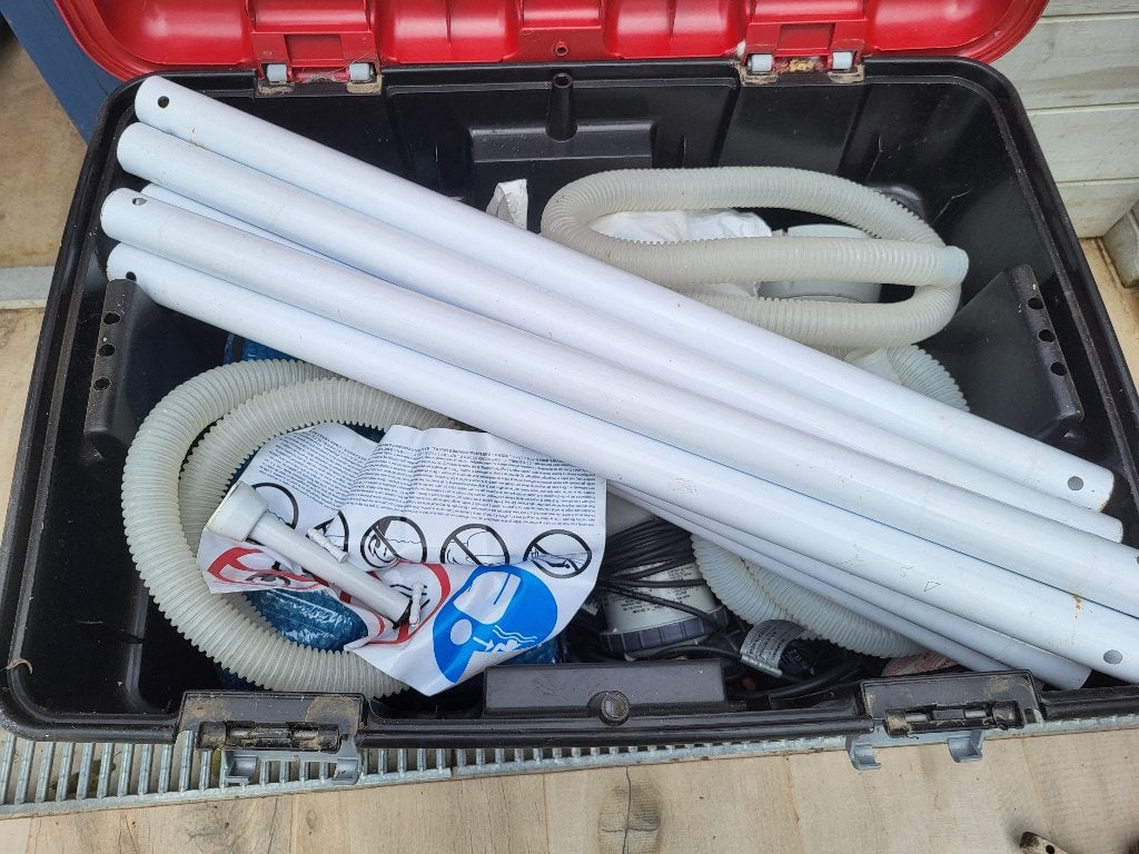 Intex zwembad Ø 305 cm met complete accessoires, Ophalen, Gebruikt, Rond, Opzetzwembad