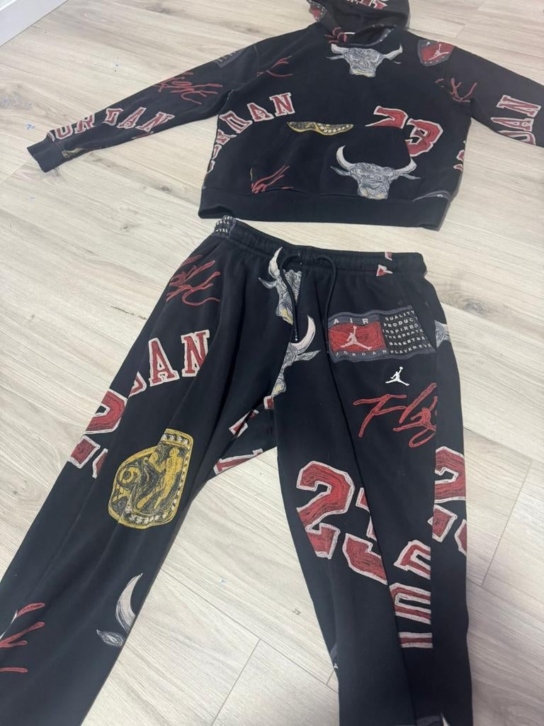 Zwart Nike Jordan trainingspak, Maat 38/40 (M), Zwart, Nike Jordan, Ophalen of Verzenden