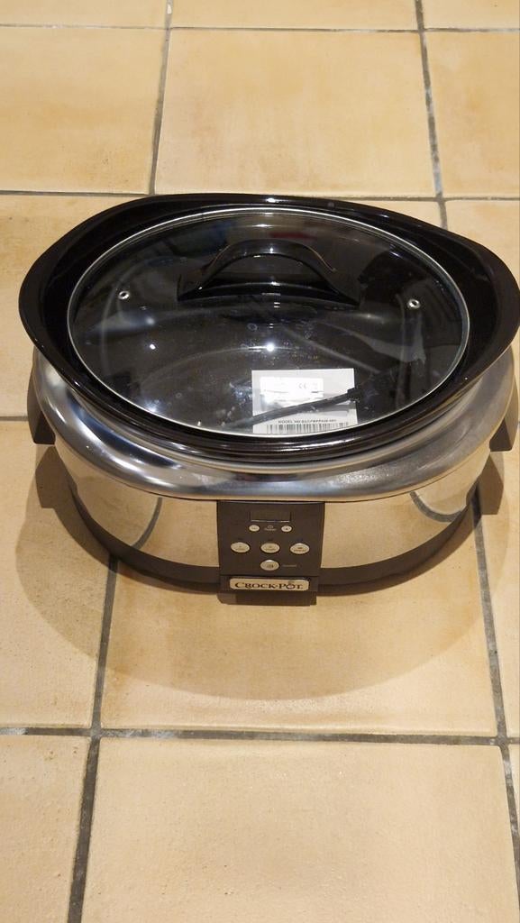 CROCK POT programmeerbare slowcooker, Elektronische apparatuur, Slowcookers, Zo goed als nieuw