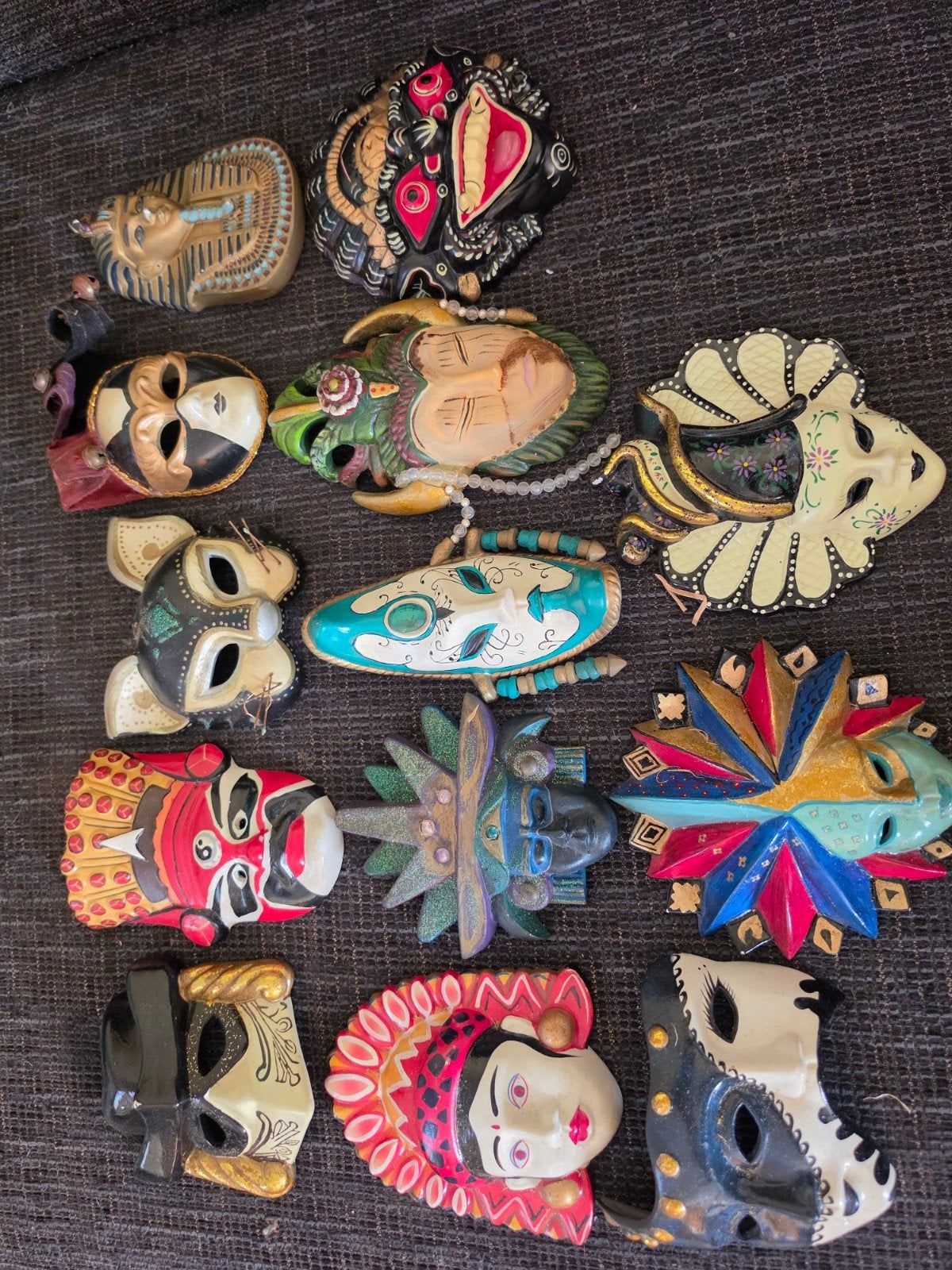 Decoratieve minimaskers, Tuin en Terras, Tuinwanddecoratie, Ophalen