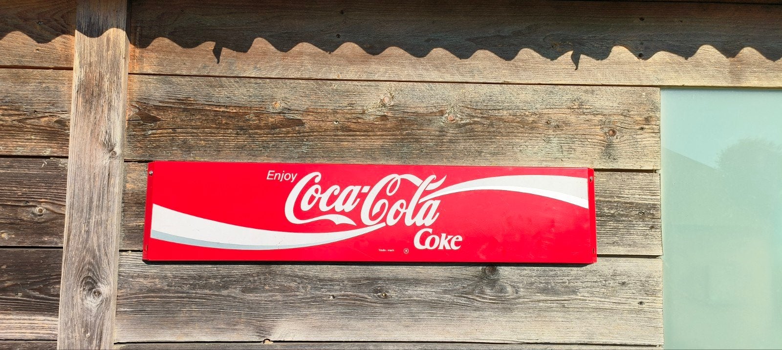 Metalen Coca Cola reclame bord., Verzamelen, Ophalen