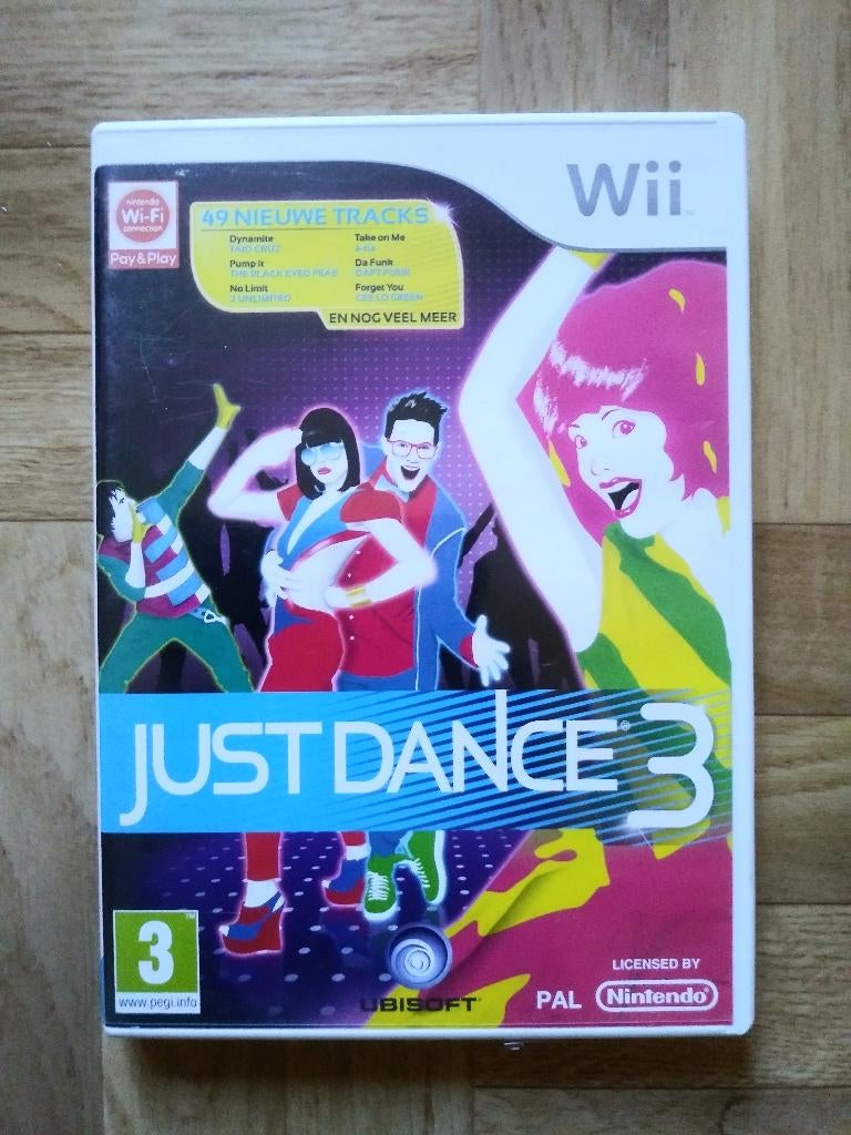 Just Dance 3 dans spel voor Wii of Wii U, Games en Spelcomputers, Muziek, Ophalen of Verzenden, Zo goed als nieuw, Eén computer