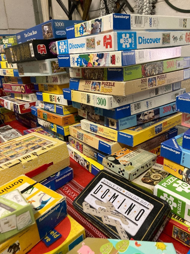 puzzels en gezelschapsspelletjes, Ophalen, Zo goed als nieuw