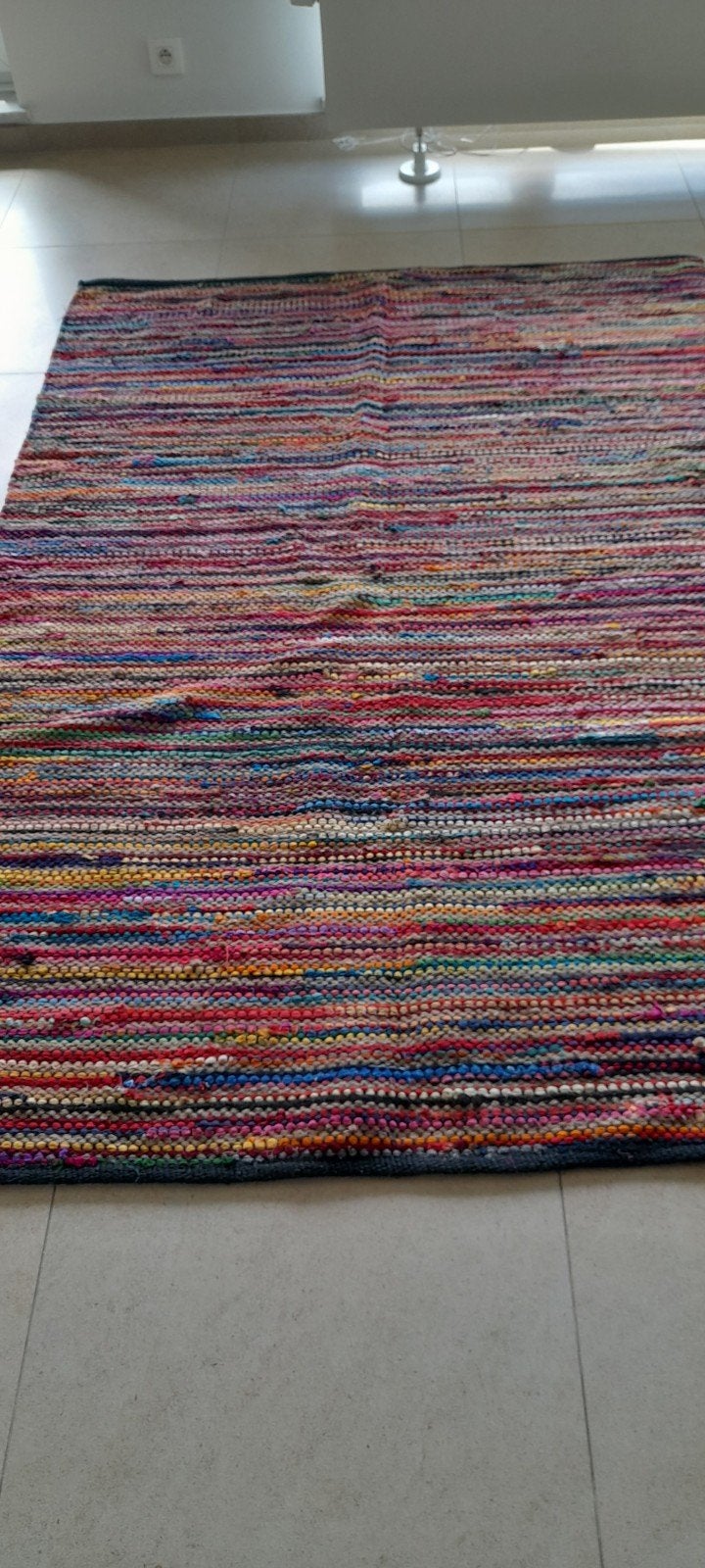 Tapis multicolore 150cmx220cm, Maison & Meubles, 200 cm ou plus, 150 à 200 cm, Comme neuf, Enlèvement