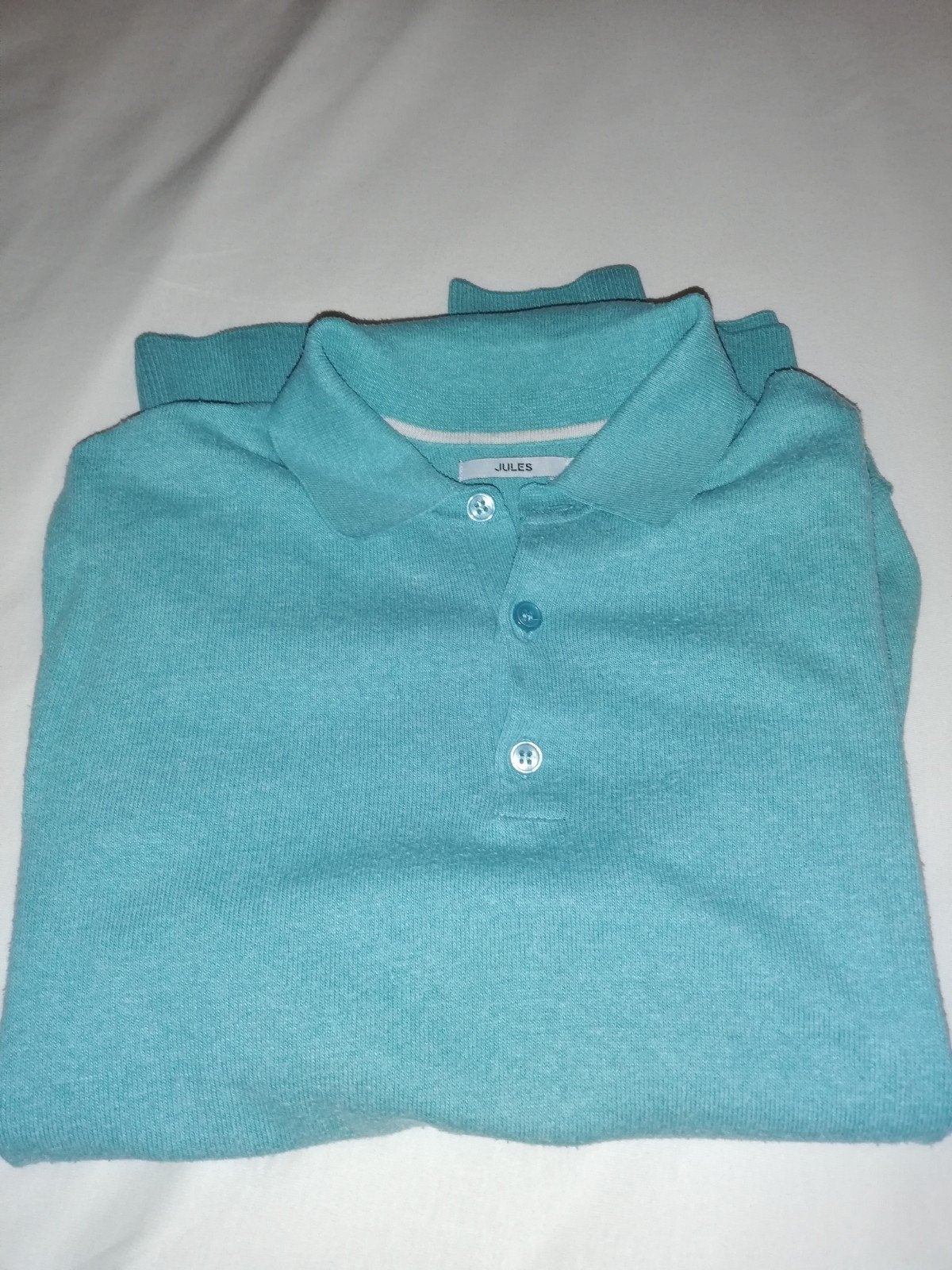 polo manches longues vert eau, Kinderen en Baby's, Ophalen