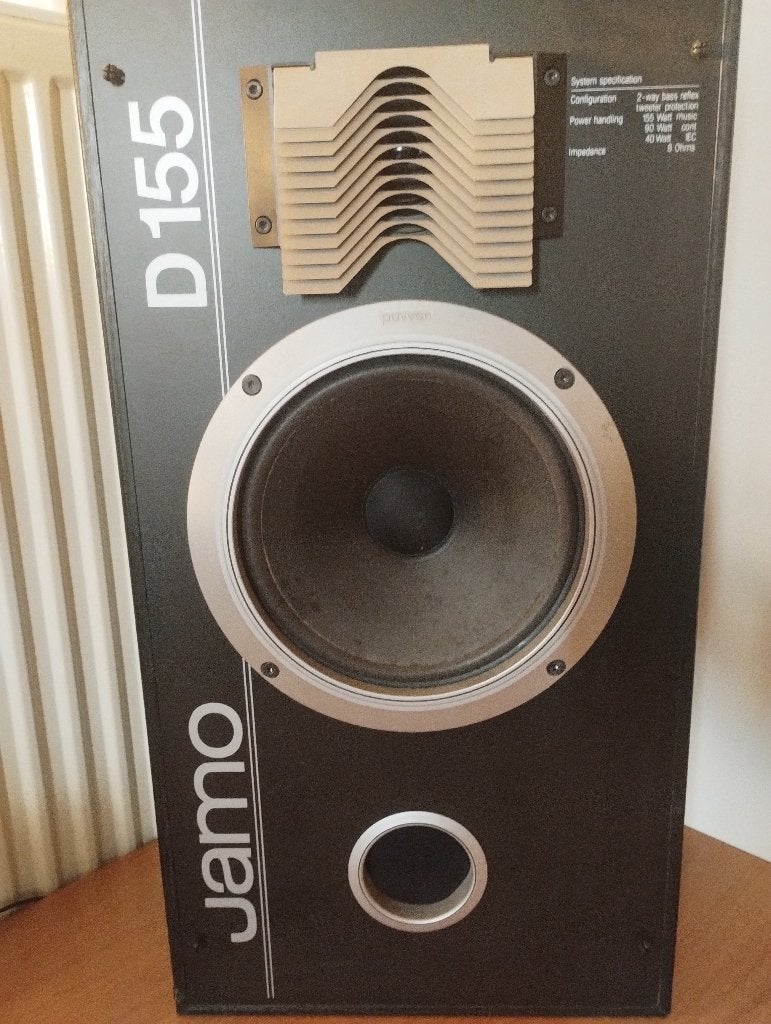 Enceintes JAMO D155, Bass-reflex, Enlèvement, Utilisé, Enceintes stéréo