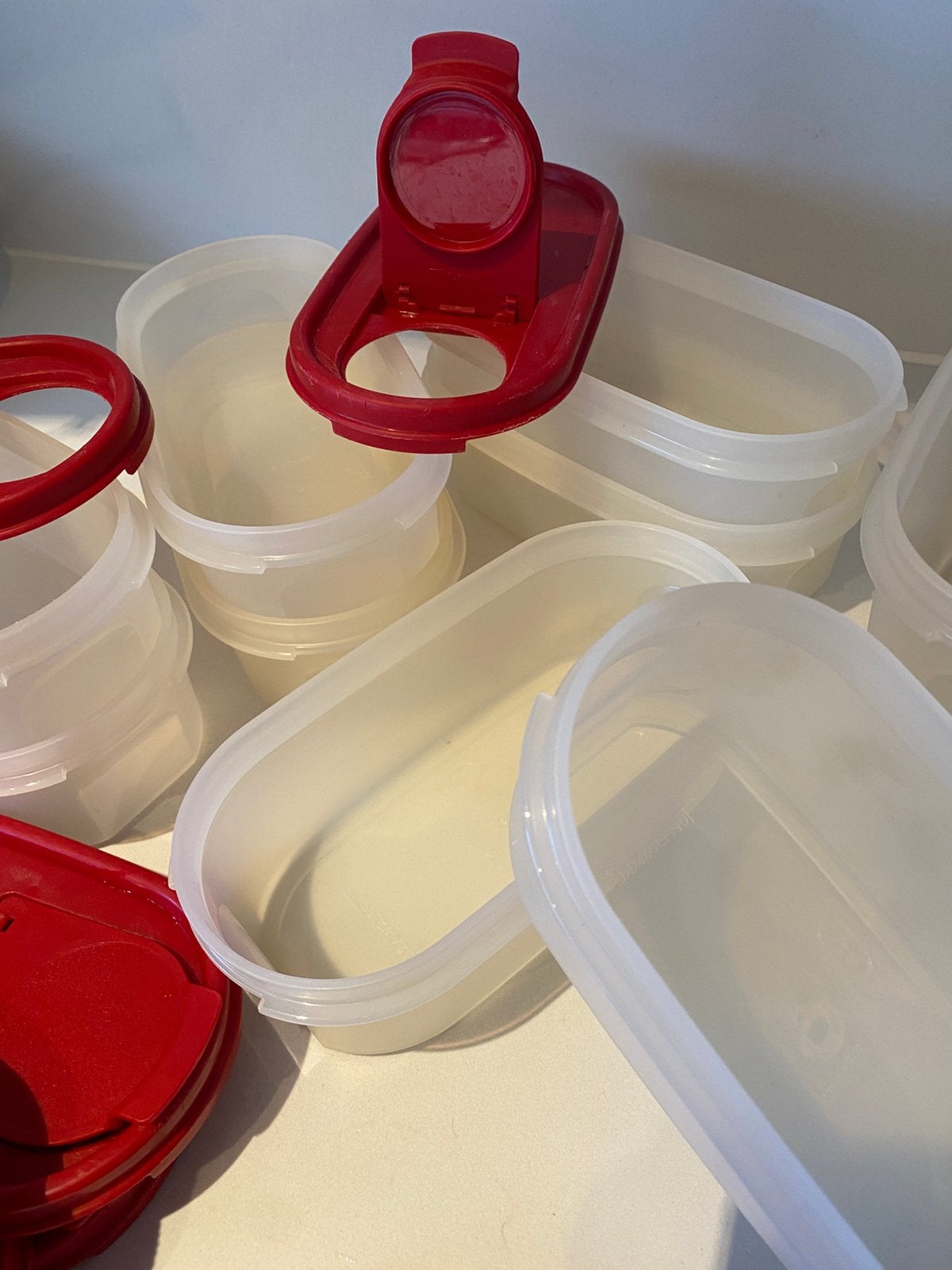 10 ruimtespaarders Tupperware, Huis en Inrichting, Ophalen, Zo goed als nieuw