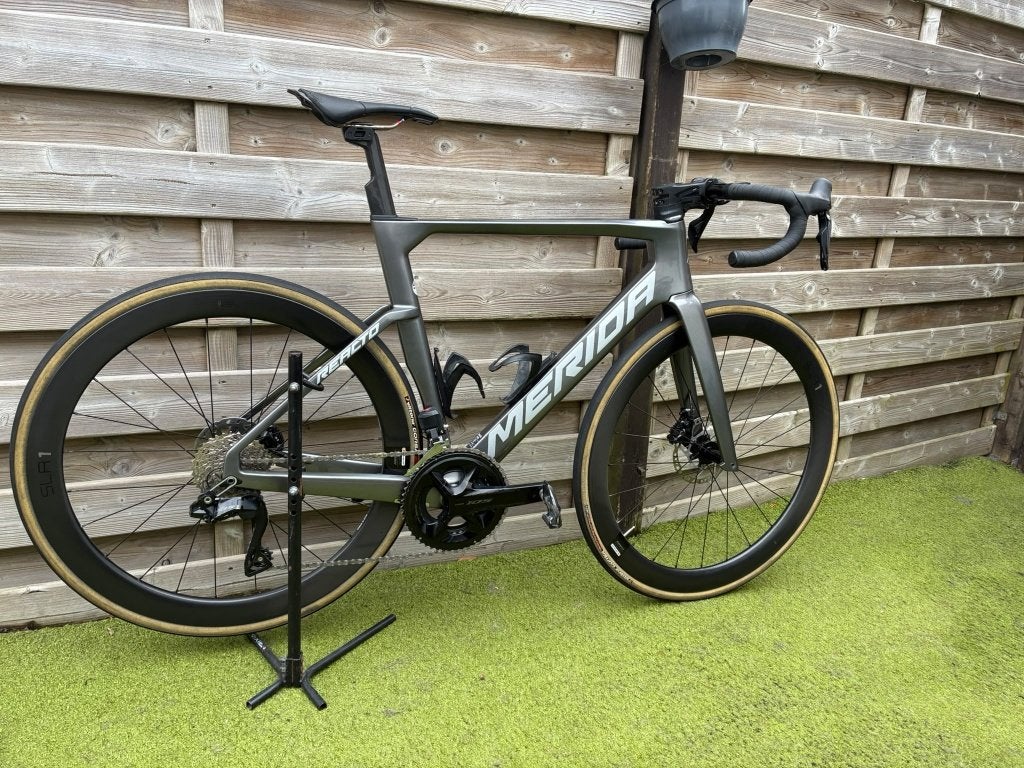 Merida Reacto in topstaat, Carbon, Meer dan 20 versnellingen, Schijfrem, 53 tot 57 cm