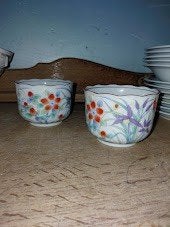 2 Vintage Japanse kopjes, Ophalen of Verzenden