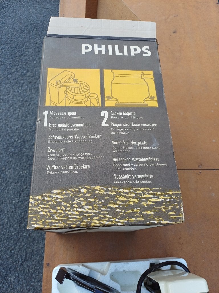 cafetière vintage Philips 800cc De Luxe, Enlèvement