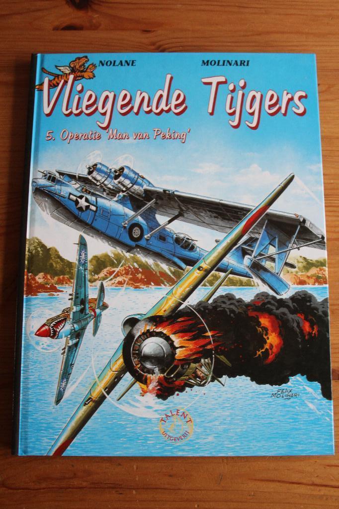 Vliegende tijgers                     HC, Eén stripboek, Ophalen of Verzenden, Zo goed als nieuw, Nolane- Molinari