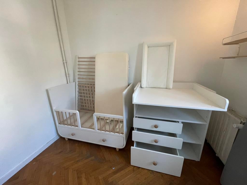 Chambre bébé IKEA MYLLRA + SMÅSTAD complète, Enlèvement, Utilisé, Garçon ou Fille