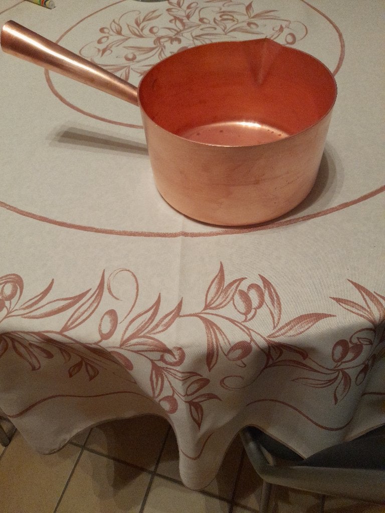 mooie koper steelpan, Ophalen, Koper