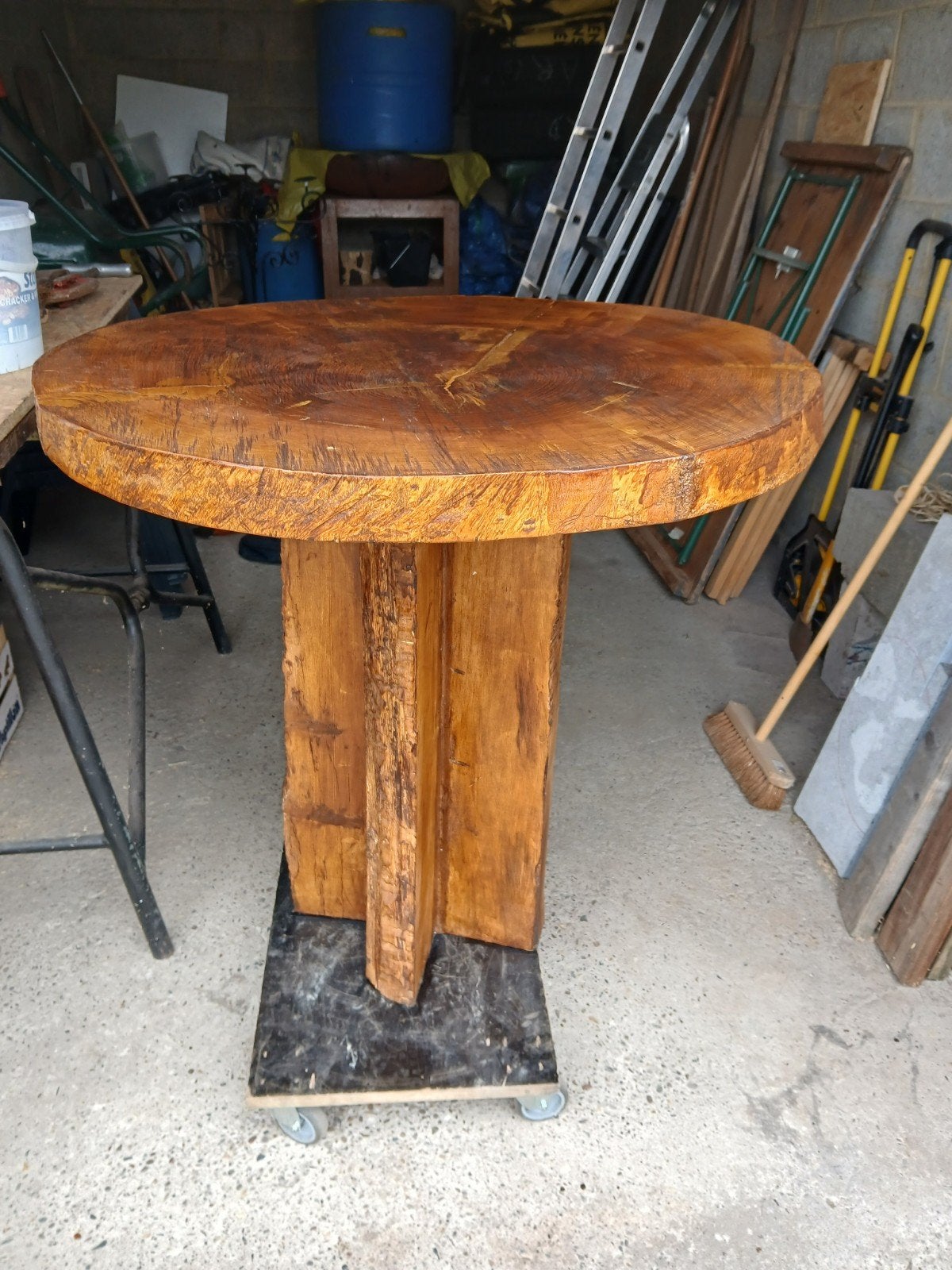 table de jardin, Enlèvement, Bois